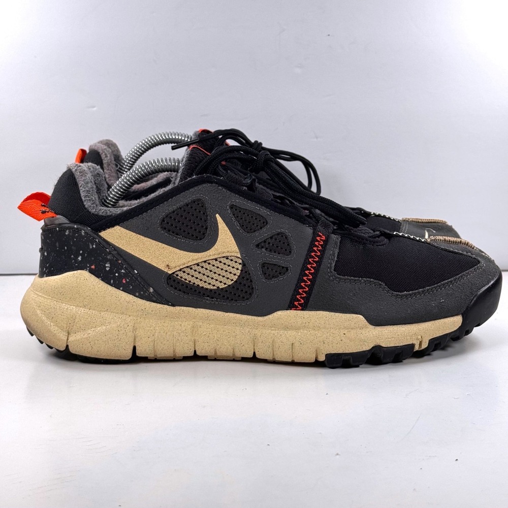 Nike Free Terra Vista Black Anthracite Canvas Sneakers CZ1757-001 Mens 10.5